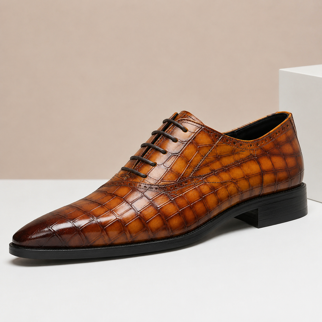 Tobias Cowhide Leather Shoes — photo 3