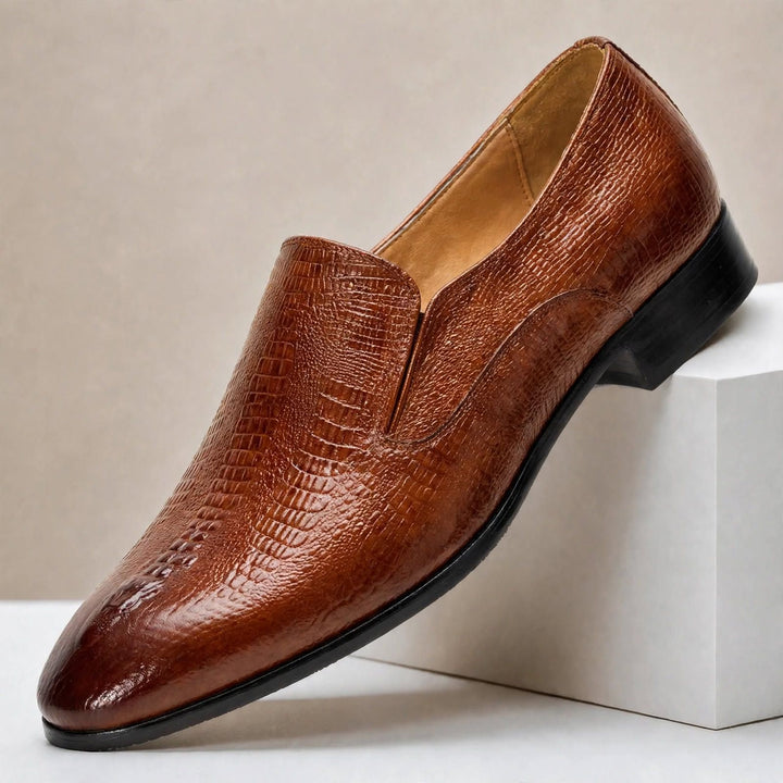 Dorian Cowhide Leather Loafers — photo 1