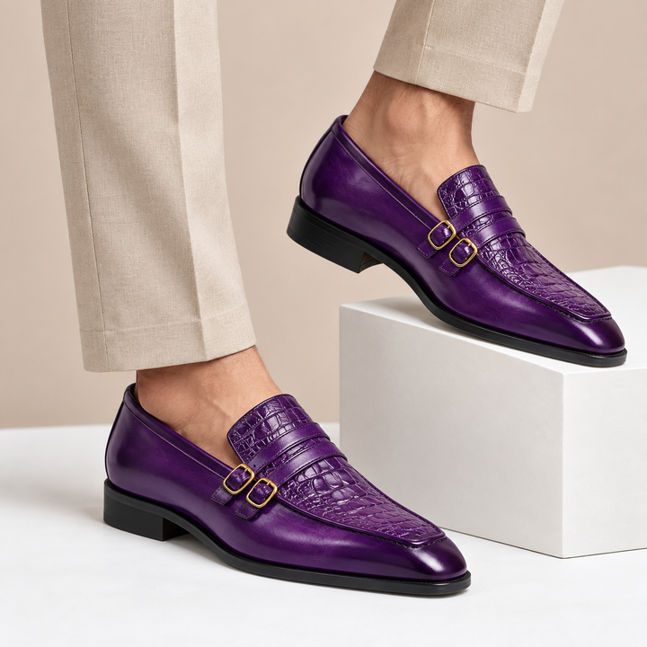 Elena Cowhide Leather Loafers — photo 15