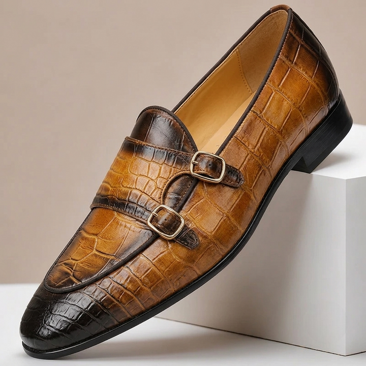 Leighton Cowhide Leather Loafers — photo 7