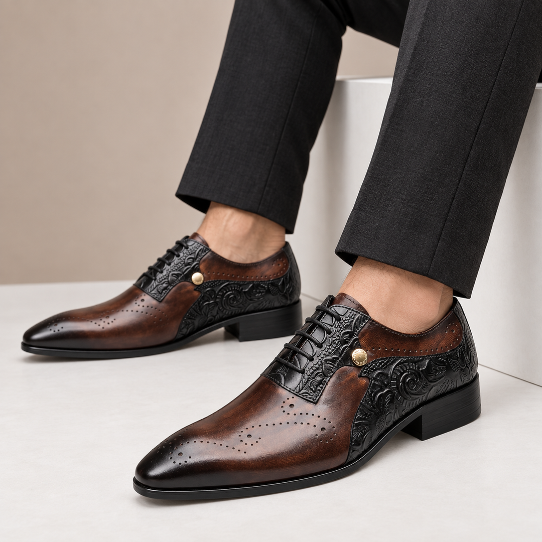 Quentin Cowhide Leather Shoes — photo 2