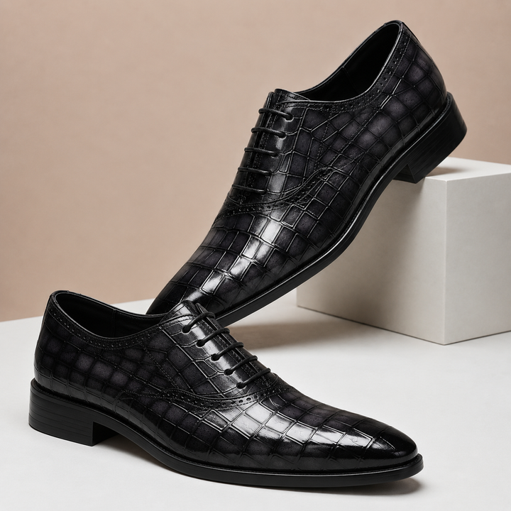 Tobias Cowhide Leather Shoes — photo 9