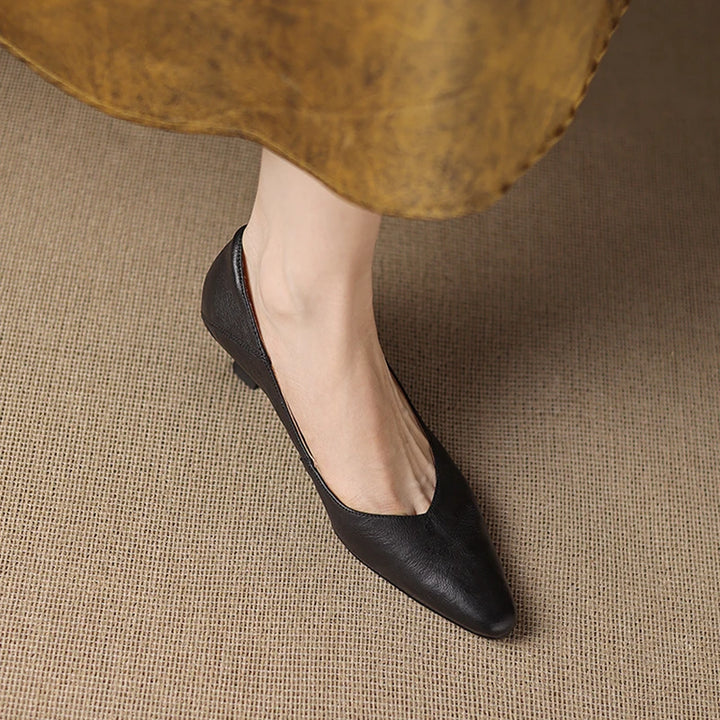 Grace Genuine Leather Heels