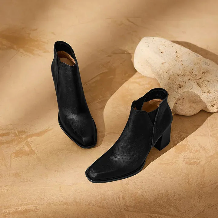 Petra Natural Leather Boots — photo 11