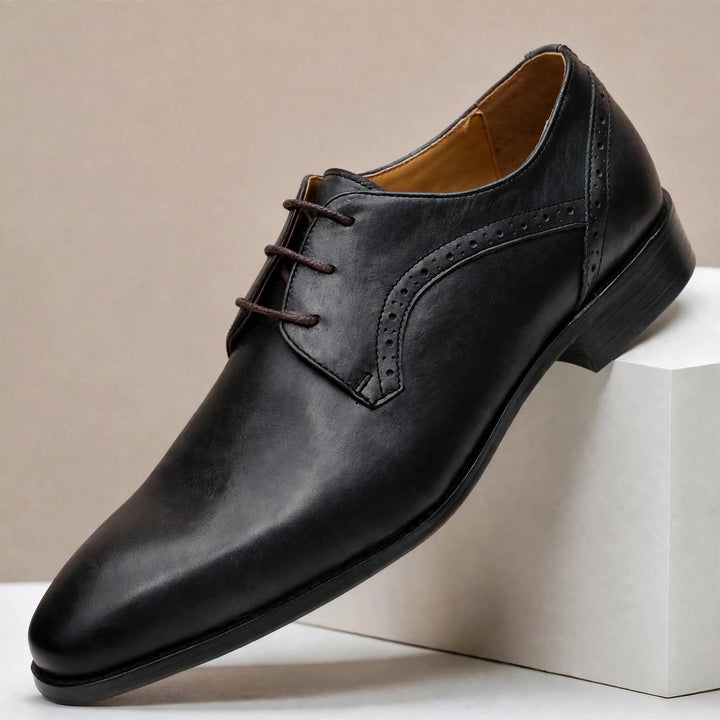 Naveen Cowhide Leather Oxfords — photo 8