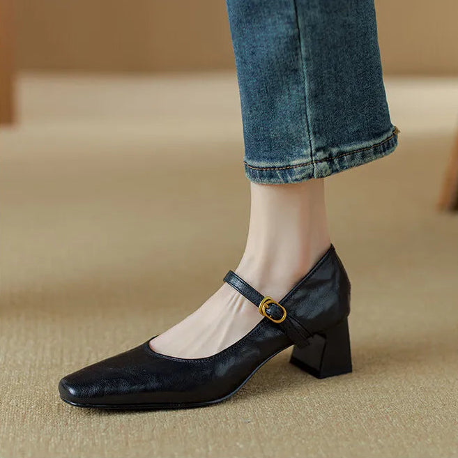 Bella Genuine Leather Heels