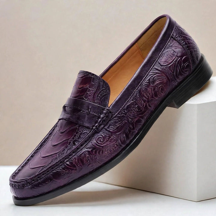 Kieran Cowhide Leather Loafers — photo 7