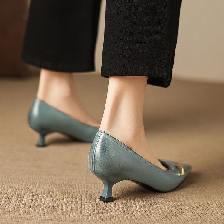 Marina Leather Women's Shoes — photo 16