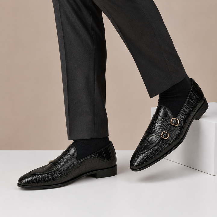 Leighton Cowhide Leather Loafers — photo 11