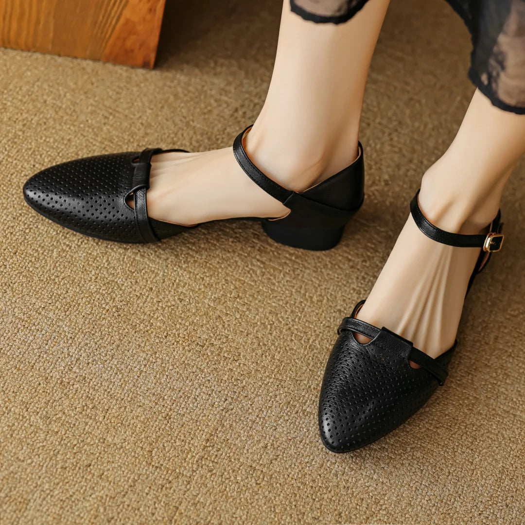 Julion Genuine Leather Heels