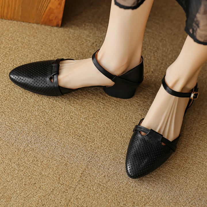 Julion Genuine Leather Heels