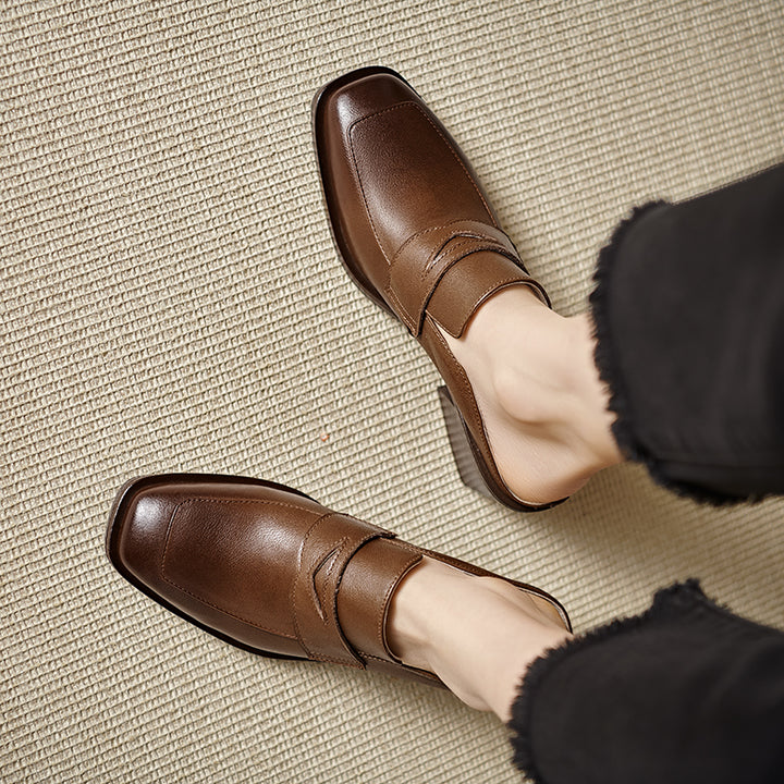 Lola Genuine Leather Mules