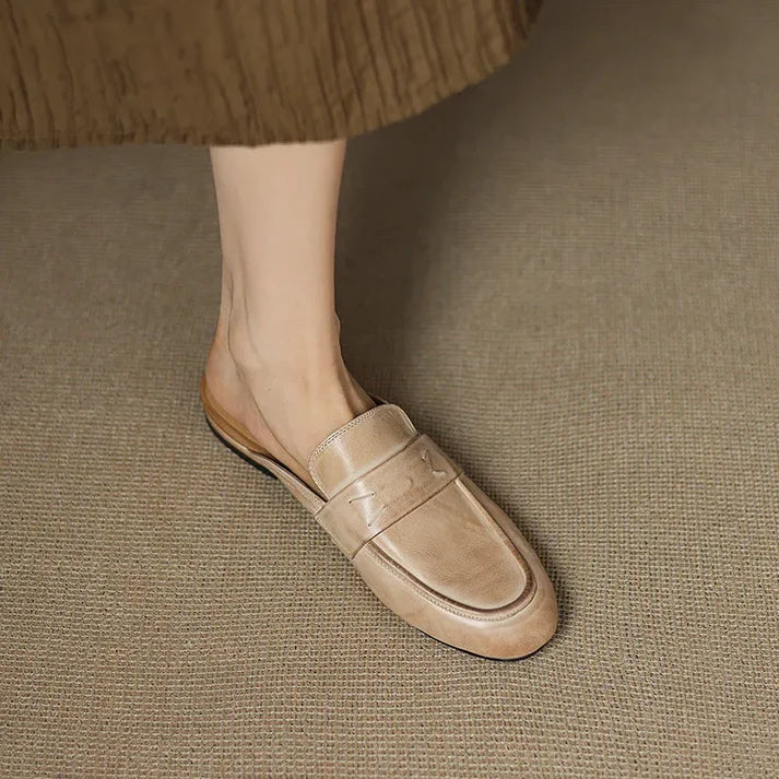 Aurora Genuine Leather Mules