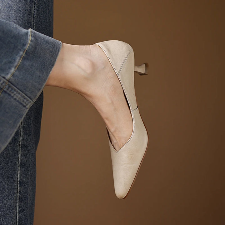 Grace Genuine Leather Heels