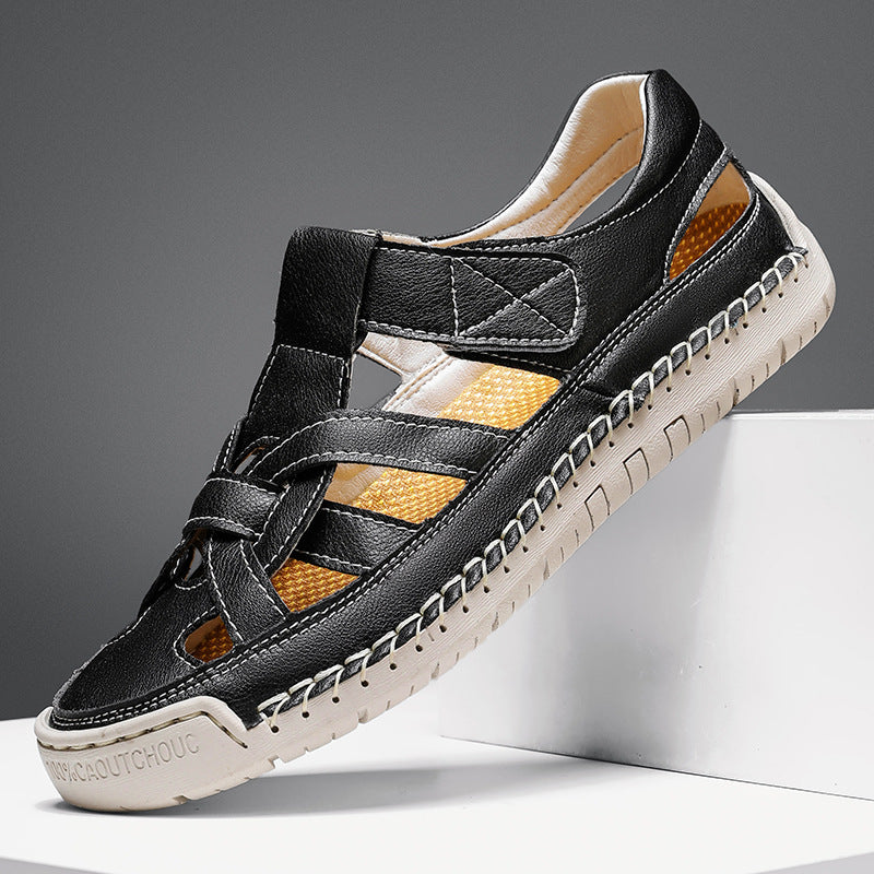 Odrik Leather Sandals