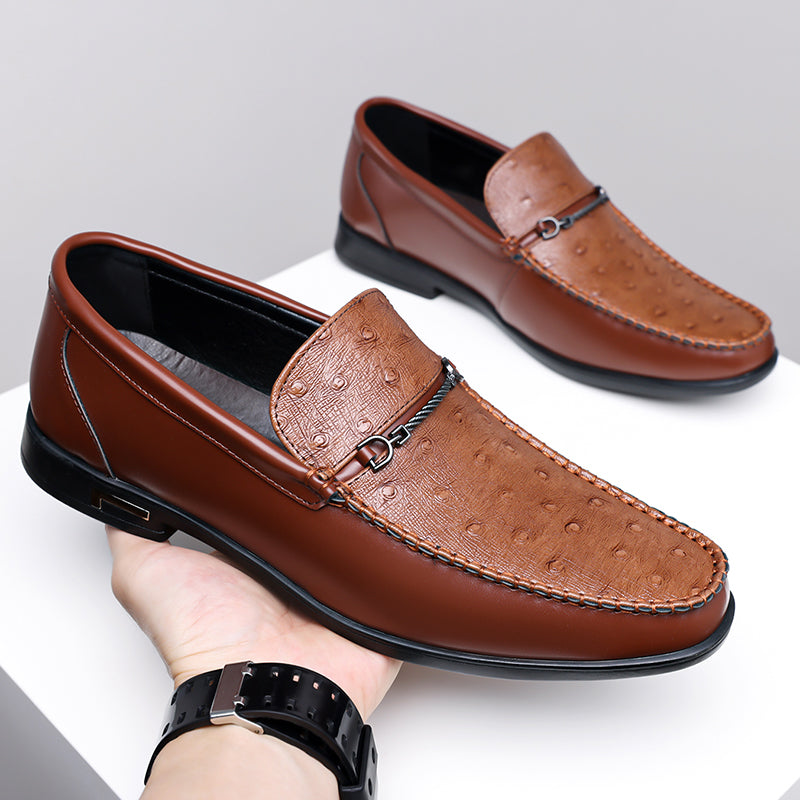 Velto Cowhide Leather Bit Loafers