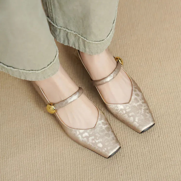 Marina Square Toe Ballet Flats — photo 13