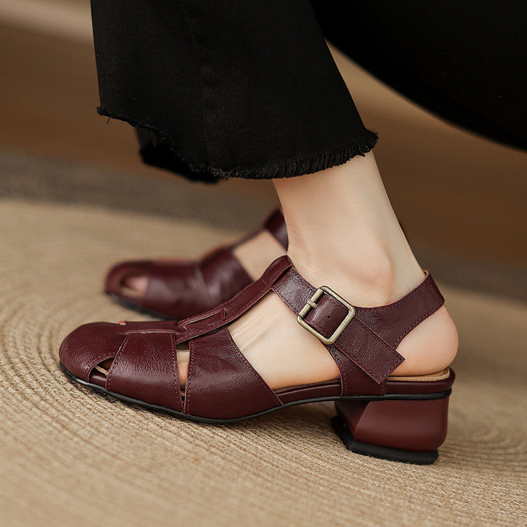 Amelie Genuine Leather Shoes