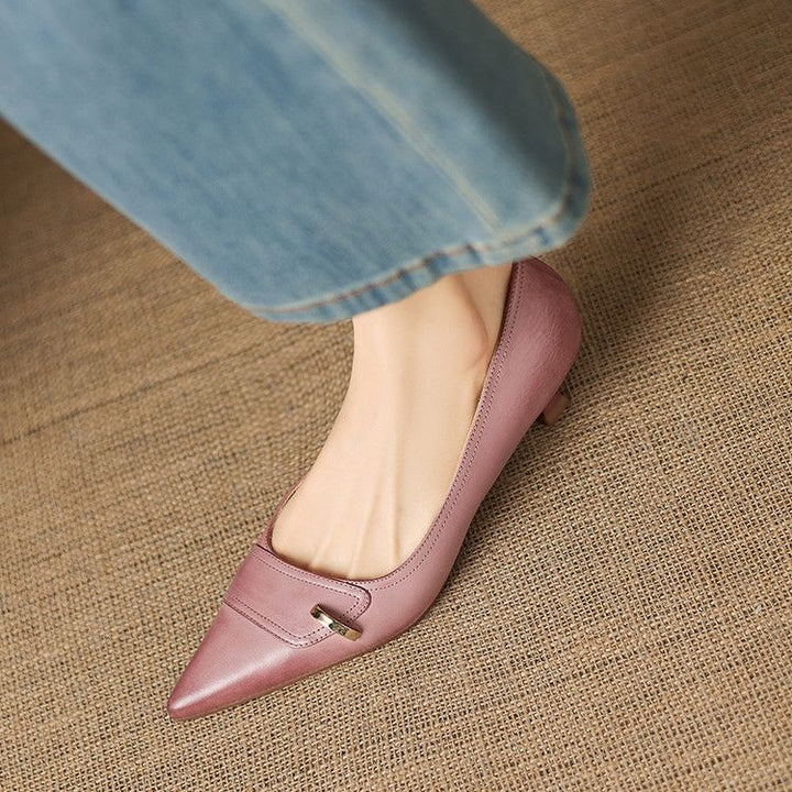 Marina Leather Women's Shoes — photo 12
