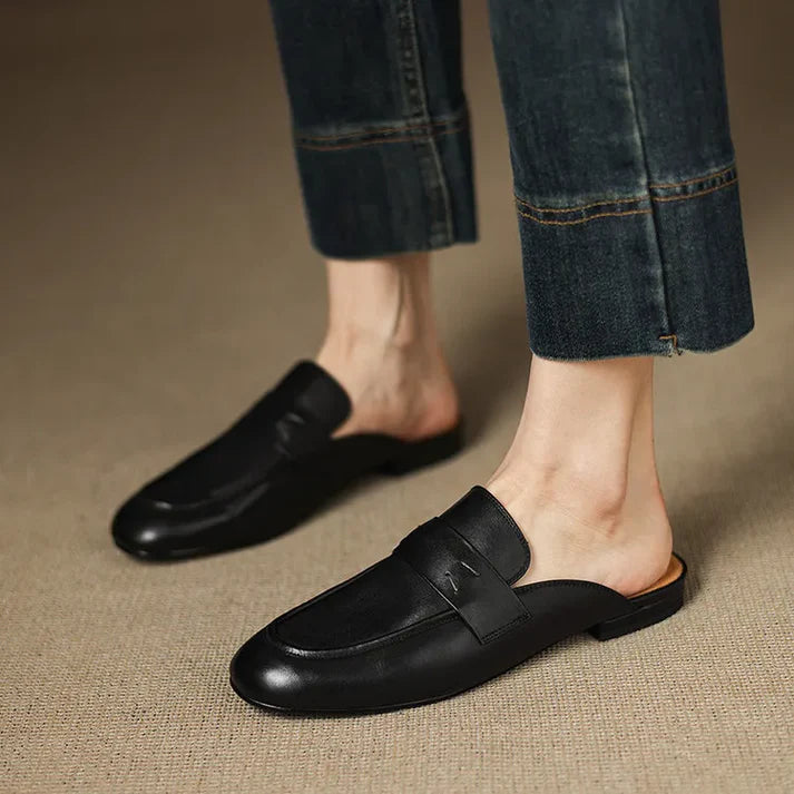Aurora Genuine Leather Mules