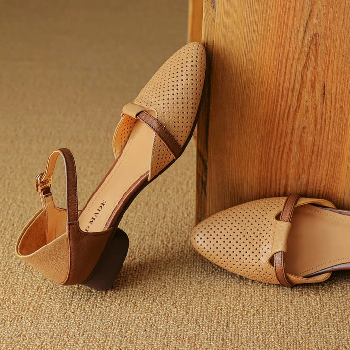 Julion Genuine Leather Heels