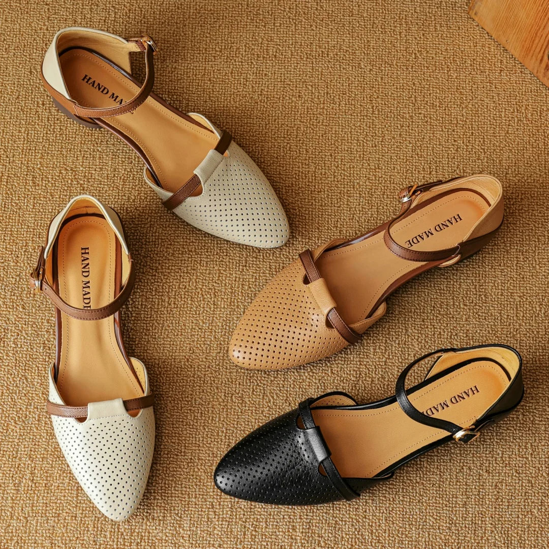 Julion Genuine Leather Heels