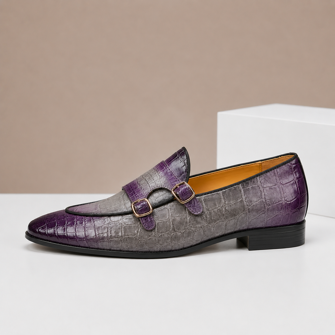 Leighton Cowhide Leather Loafers — photo 6