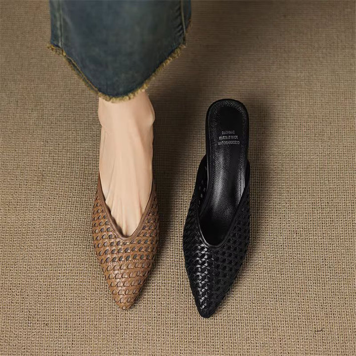Odessa Genuine Leather Mules — photo 4