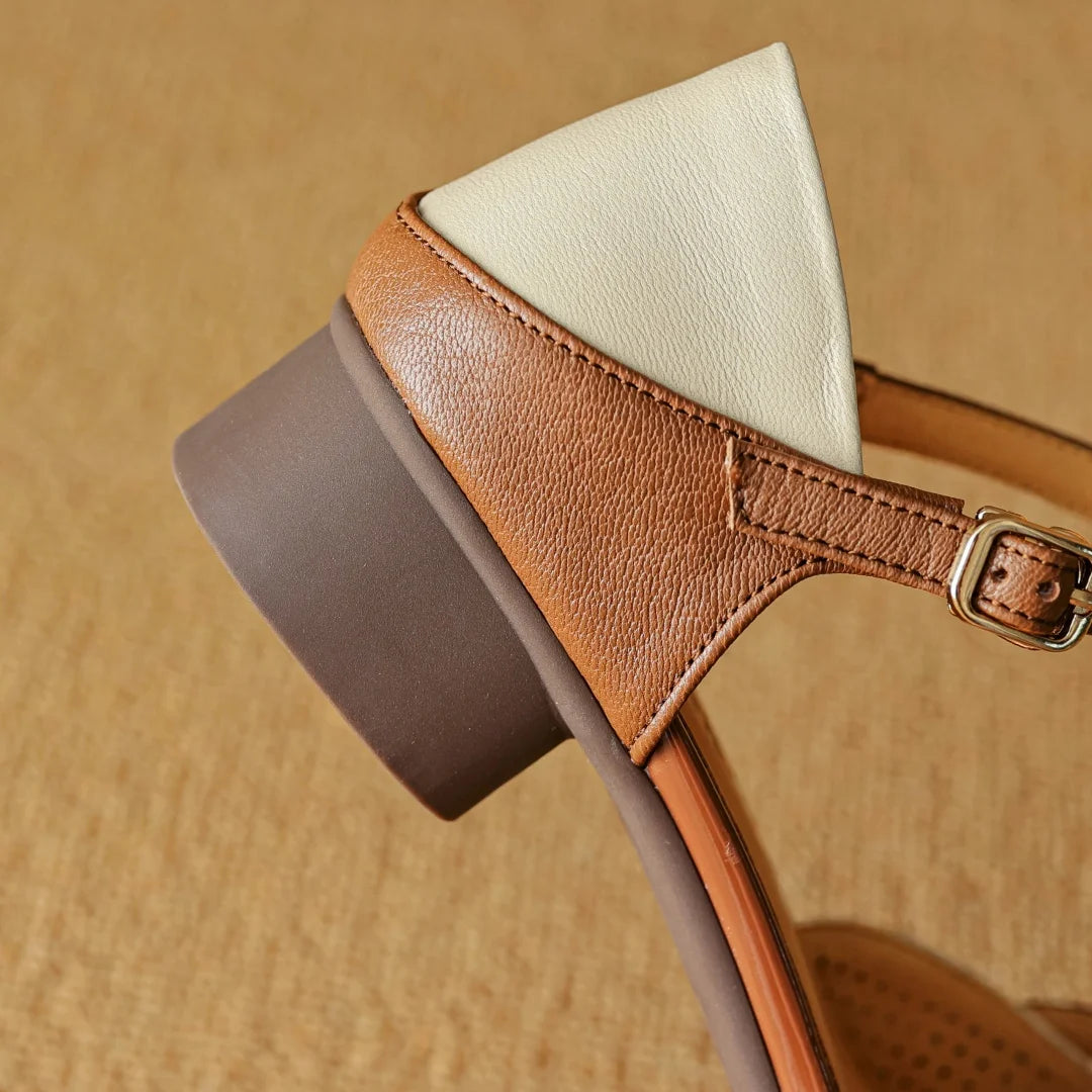 Julion Genuine Leather Heels