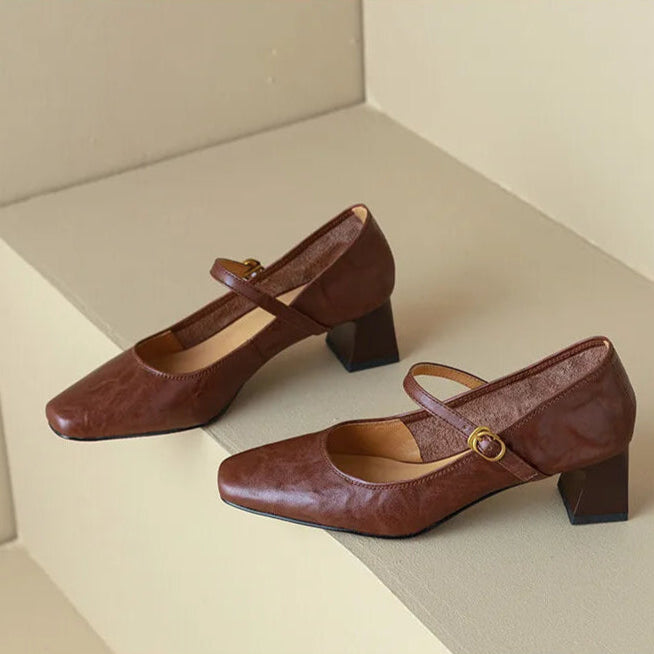 Bella Genuine Leather Heels