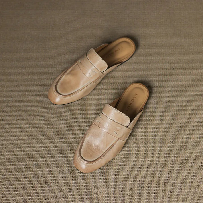 Aurora Genuine Leather Mules