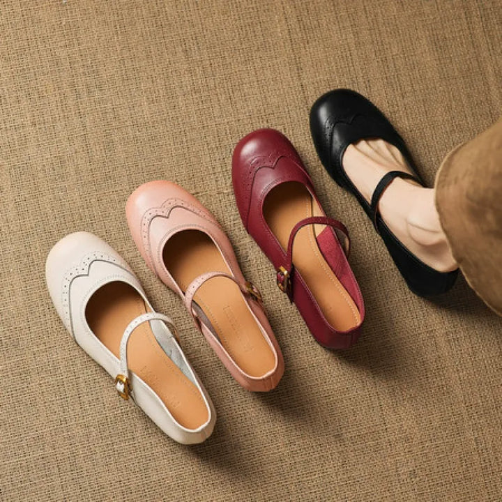 Elena Genuine Leather Mary Jane Shoes — photo 1
