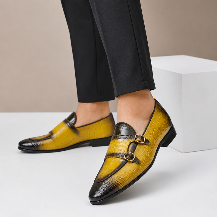 Leighton Cowhide Leather Loafers — photo 3