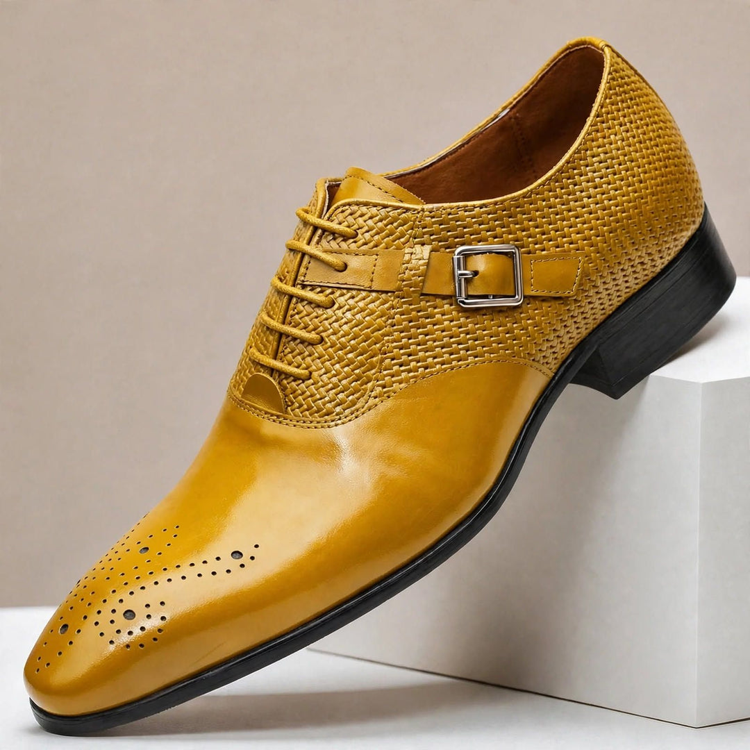 Vernon Cowhide Leather Shoes — photo 9