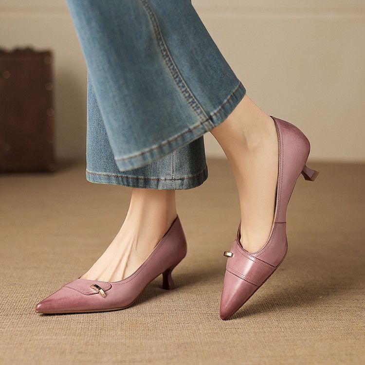 Marina Leather Women's Shoes — photo 9