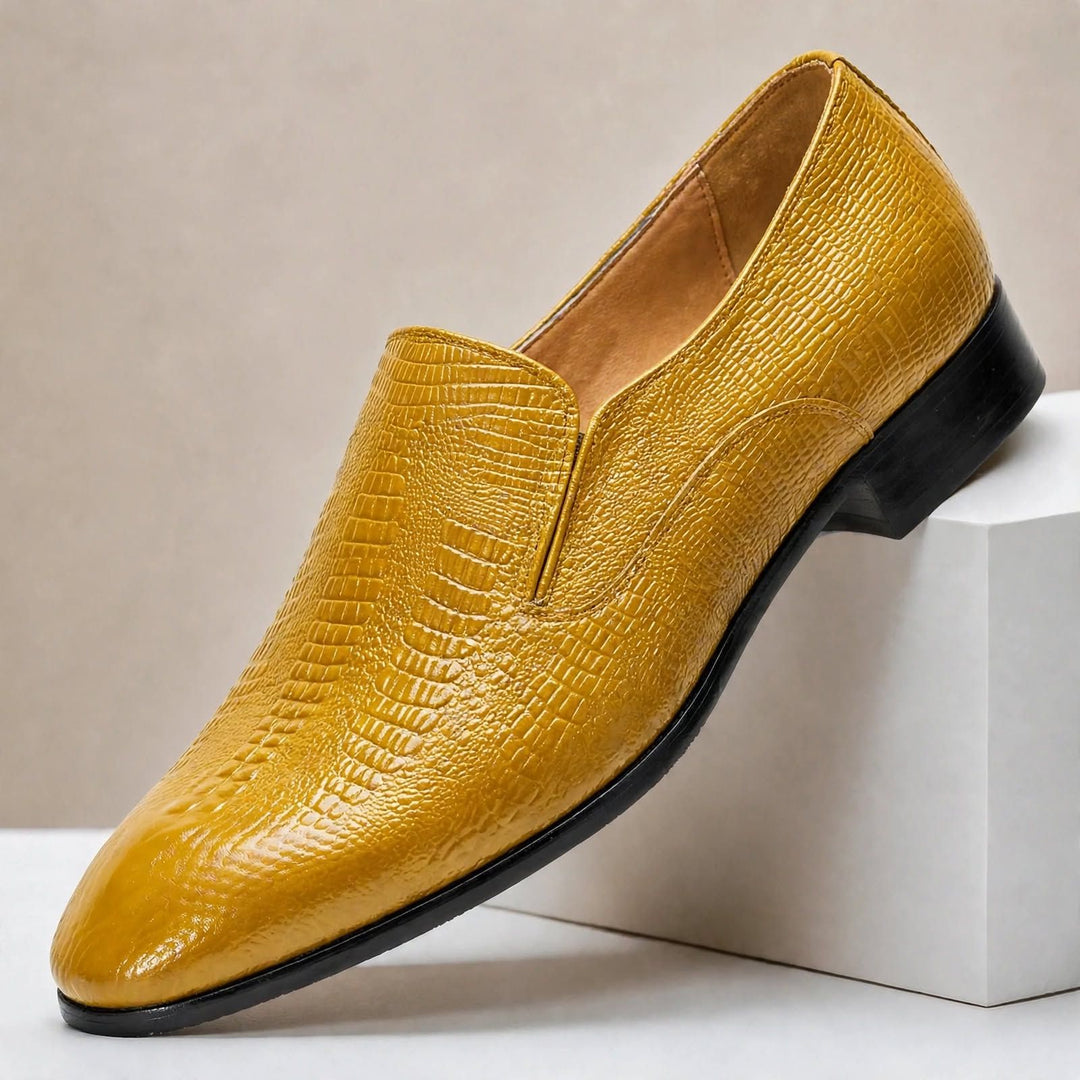 Dorian Cowhide Leather Loafers — photo 8