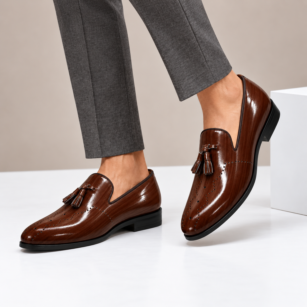 Ruben Cowhide Leather Loafers — photo 18