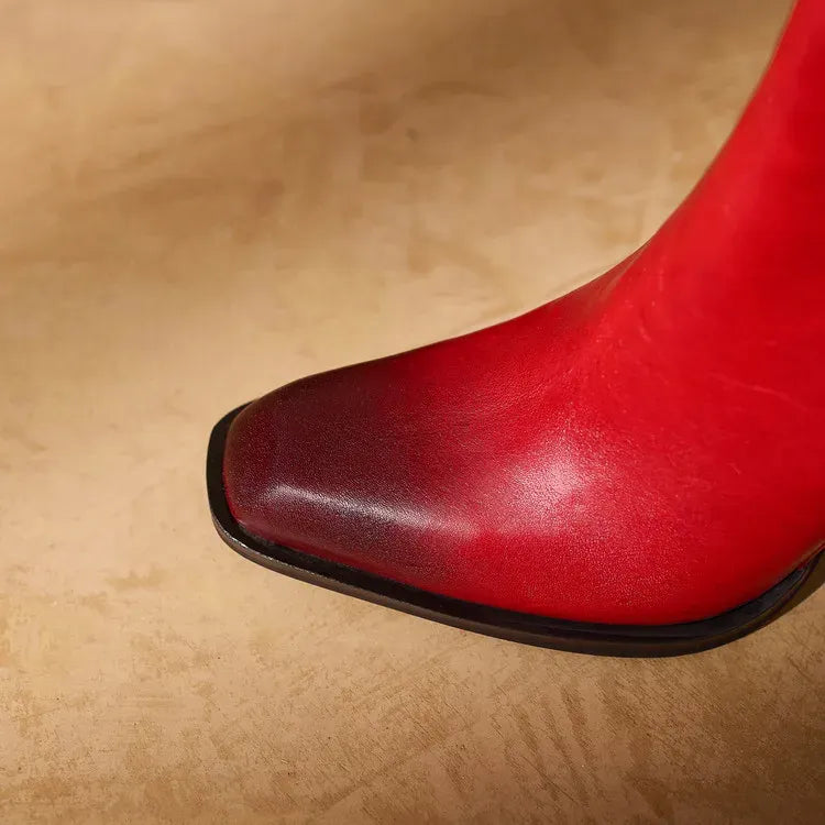 Petra Natural Leather Boots — photo 7