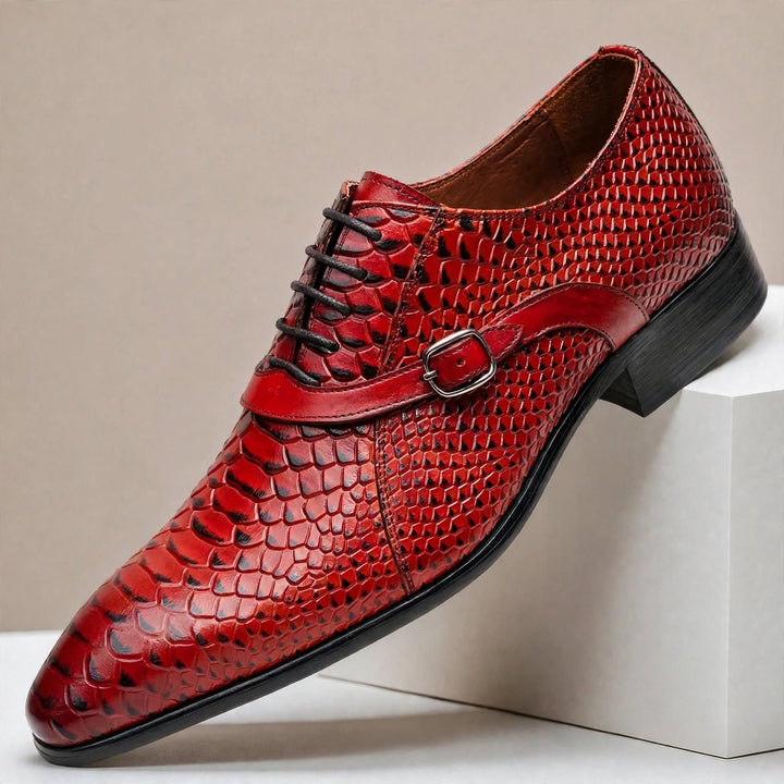 Thaddeus Cowhide Leather Shoes — photo 8
