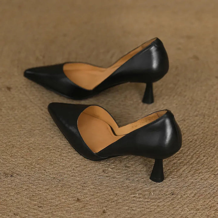 Marina Genuine Leather Pumps — photo 8
