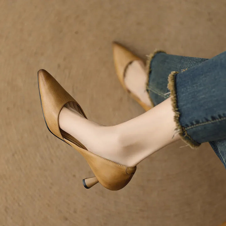 Marina Genuine Leather Pumps — photo 18