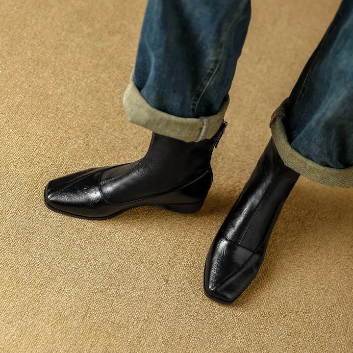 Natalie Leather Ankle Boots — photo 4