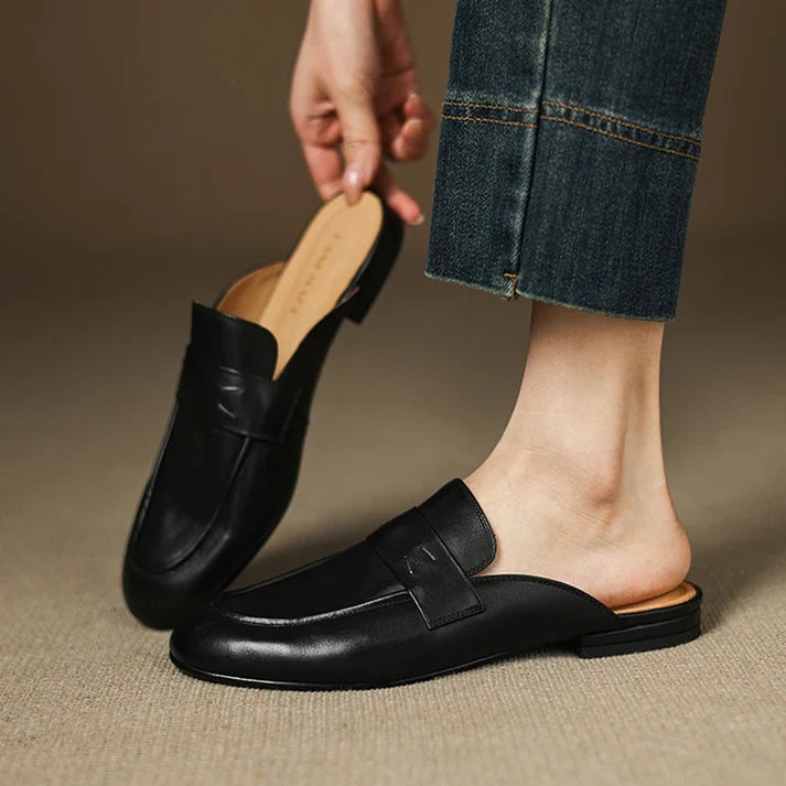 Aurora Genuine Leather Mules