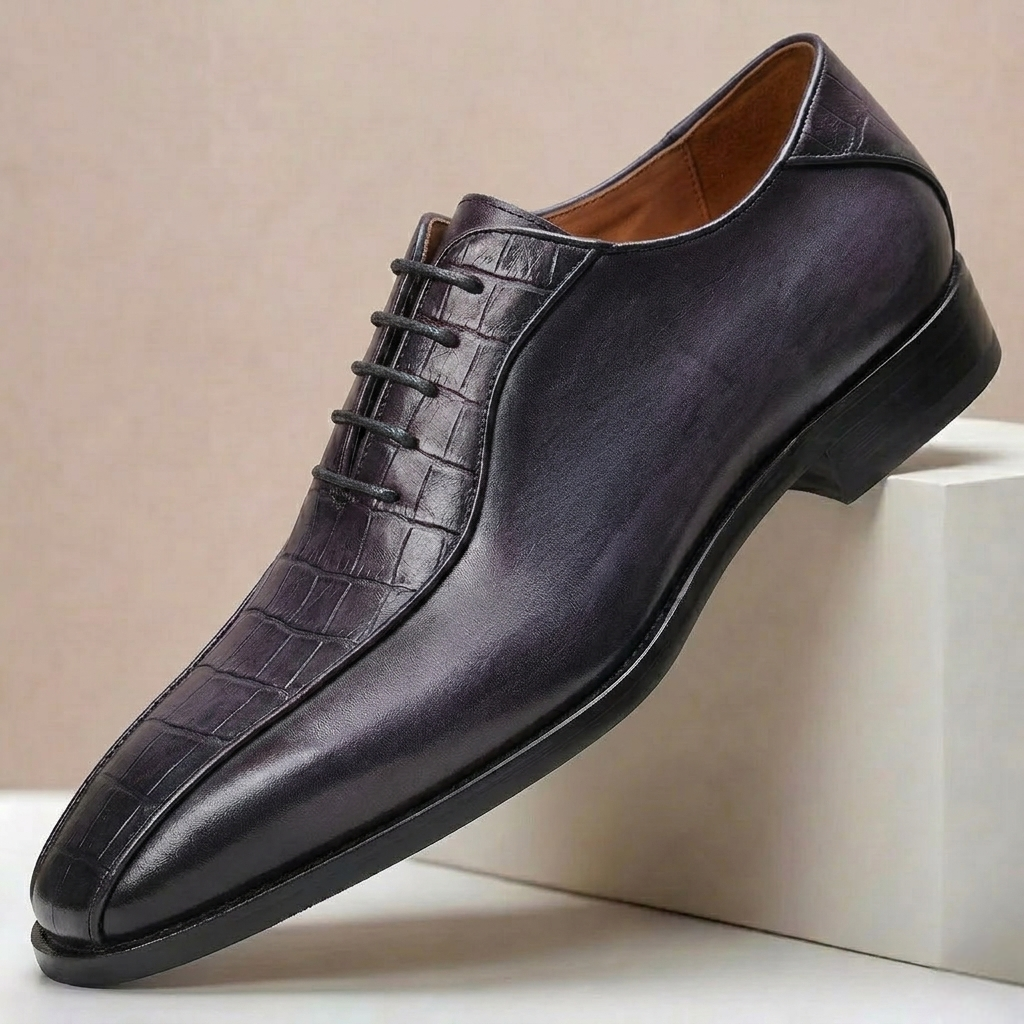 Marlowe Cowhide Leather Oxfords — photo 3