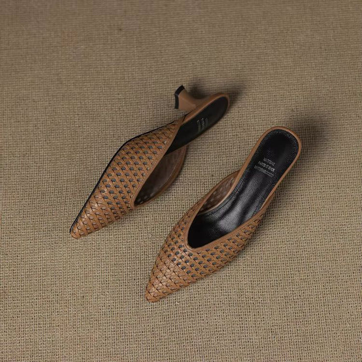 Odessa Genuine Leather Mules — photo 7