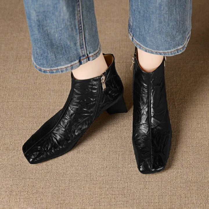 Marina Genuine Leather Ankle Boots — photo 1