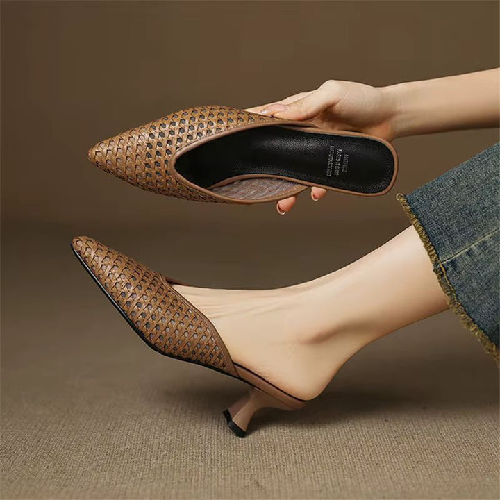 Odessa Genuine Leather Mules — photo 2