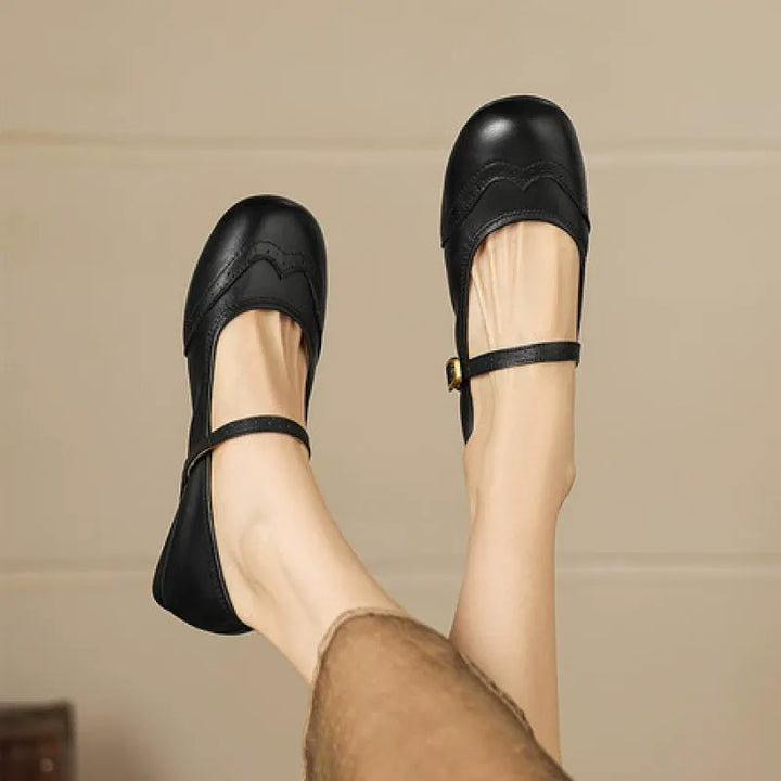 Elena Genuine Leather Mary Jane Shoes — photo 4