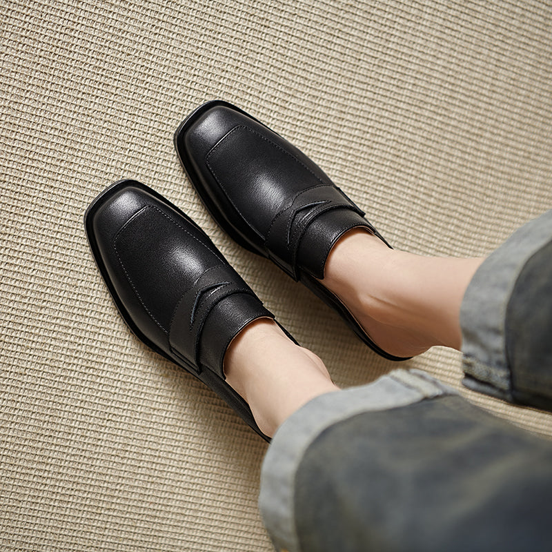 Lola Genuine Leather Mules