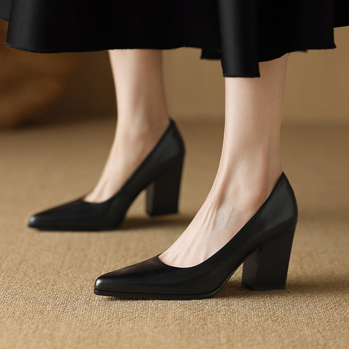 Zella Genuine Leather Heels